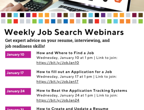 The Alliance: Weekly Job Search Webinars