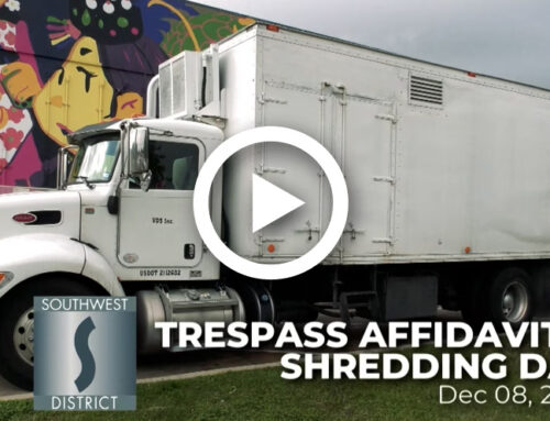 Video: Trespass Affidavit and Shredding Day