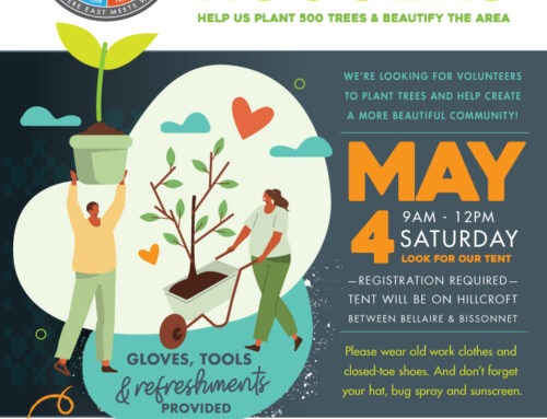 Volunteers Needed: Call for Tree Huggers – Help us Plant 500 Trees, May 4