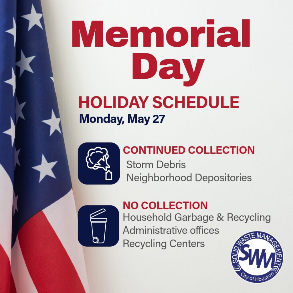 Solid Waste Memorial Day Schedule Southwest Management District