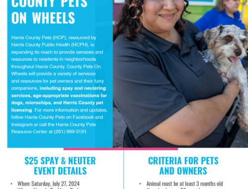 County Pets on Wheels – Spay & Neuter Event, July 27