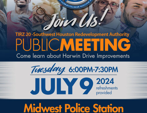 Join Us: TIRZ 20 Public Meeting, July 9