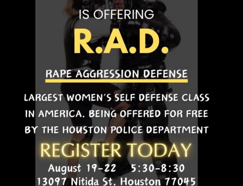 HPD: Rape Aggression Defense Training, Aug. 19-22