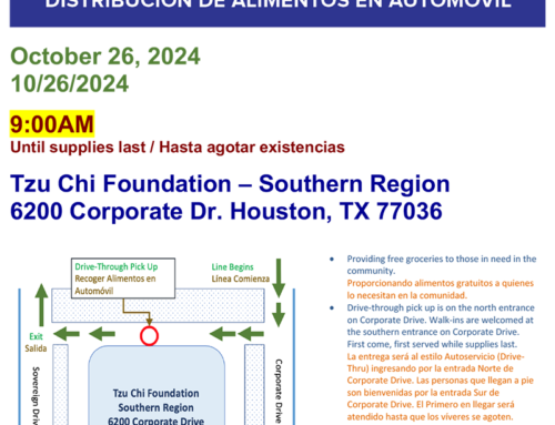 Tzu Chi USA: Drive-Thru Food Distribution, Oct. 26