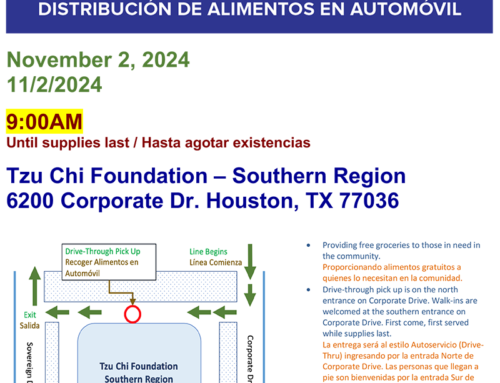 Tzu Chi USA: Drive-Thru Food Distribution, Nov. 2